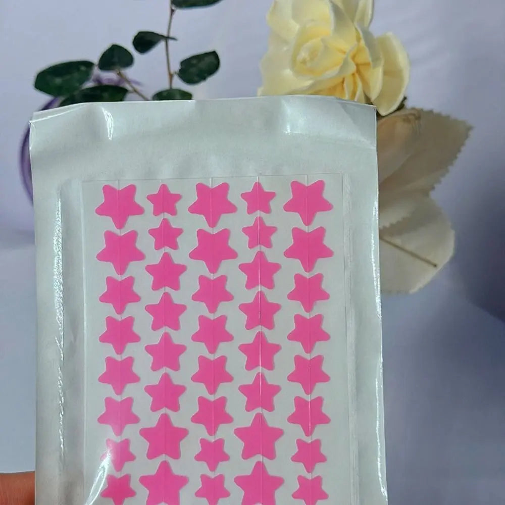 Cute Star Acne Patches – Hydrocolloid Pimple Covers (40 Pack)