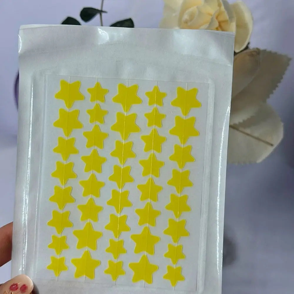Cute Star Acne Patches – Hydrocolloid Pimple Covers (40 Pack)