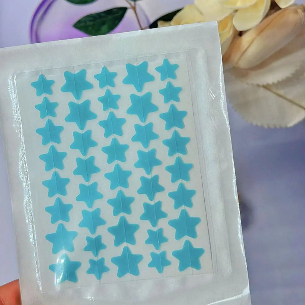 Cute Star Acne Patches – Hydrocolloid Pimple Covers (40 Pack)