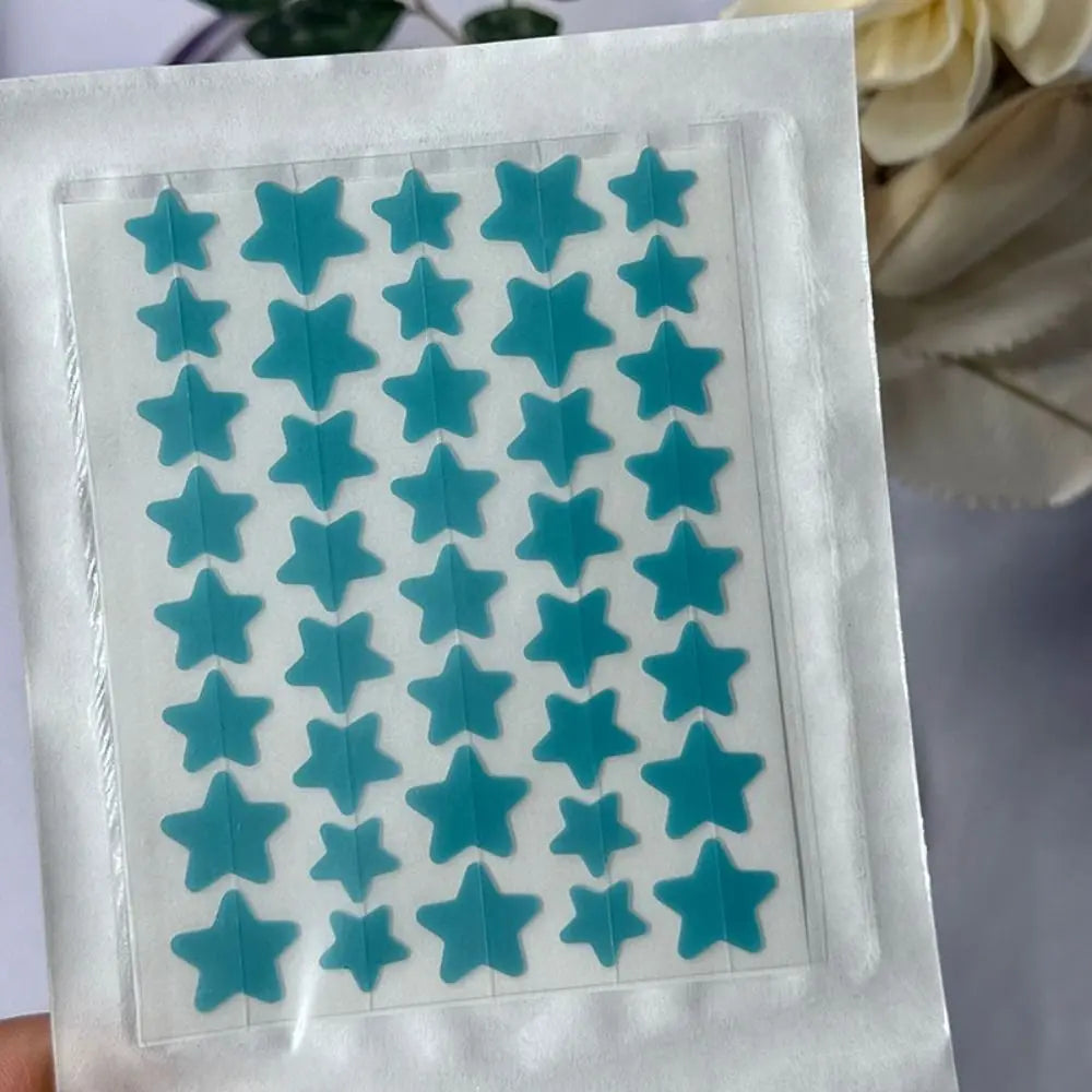 Cute Star Acne Patches – Hydrocolloid Pimple Covers (40 Pack)