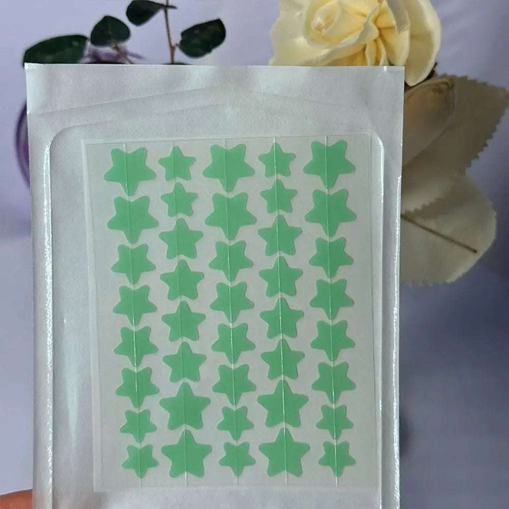 Cute Star Acne Patches – Hydrocolloid Pimple Covers (40 Pack)