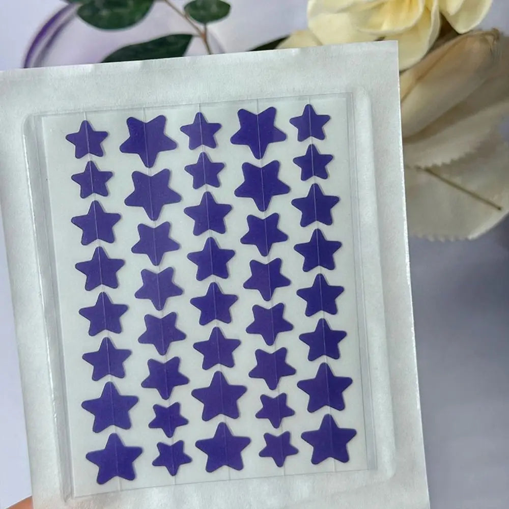 Cute Star Acne Patches – Hydrocolloid Pimple Covers (40 Pack)